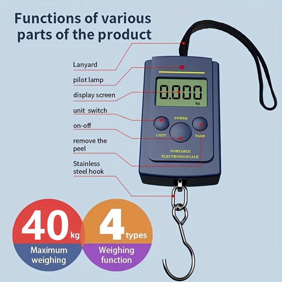 Electronics Stuff - 40 kg Çok Fonksiyonlu Mini Elektronik