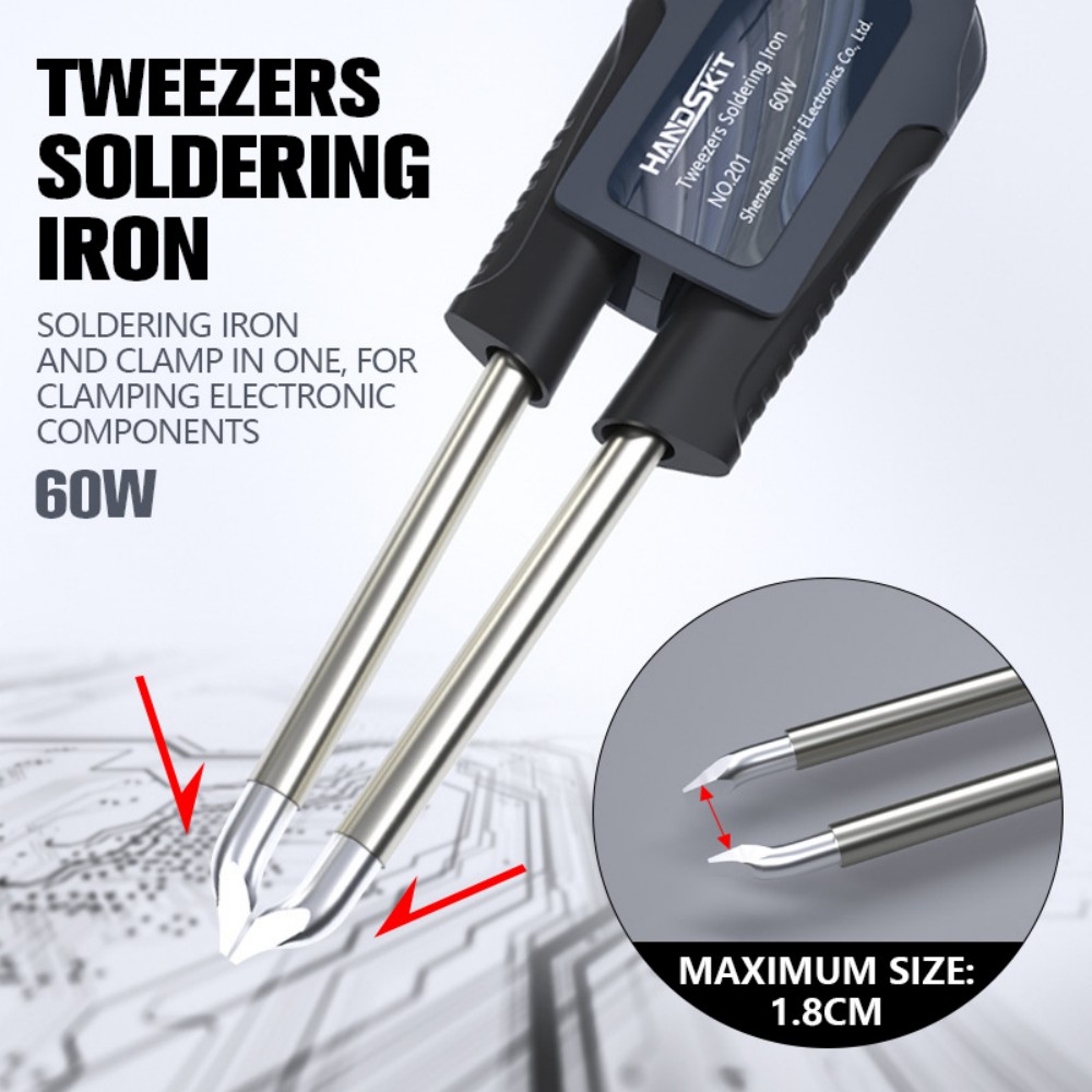 Electronics Stuff - T12 Lehimleme Cımbızı Sapı – Çift