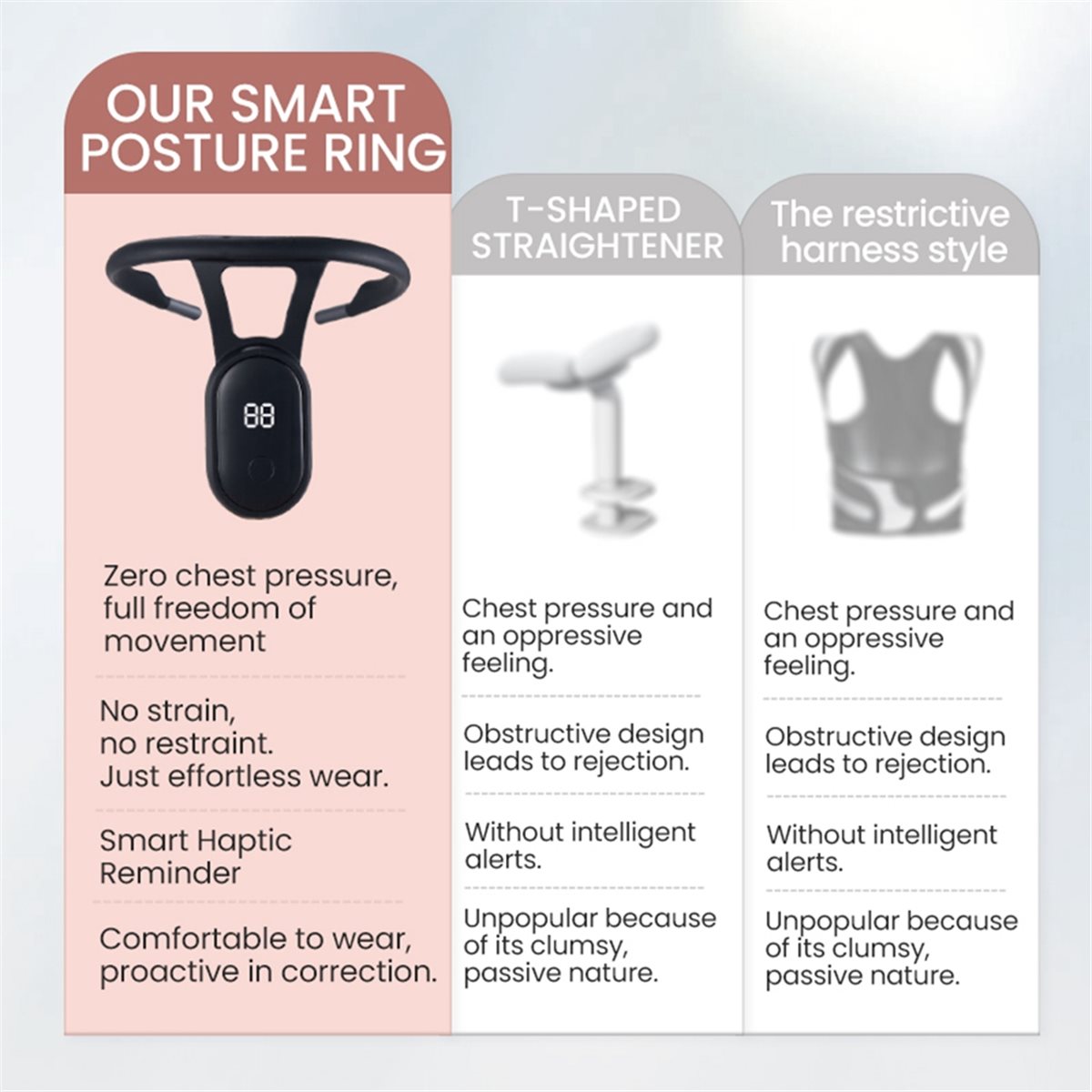 Smart Posture Sensor - [BLACKFRIDAY]Akıllı Duruş Düzeltici Mikro Titreşimli Duruş