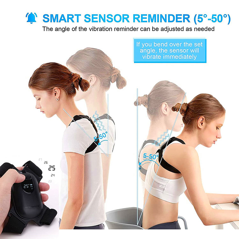 Smart Posture Sensor - Akıllı Duruş Düzeltici Sensör Titreşimli Hatırlatıcı