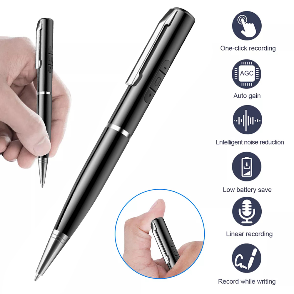 Voice Recorder Pen - Dijital Aktif Kalem 360 Ses Sesle