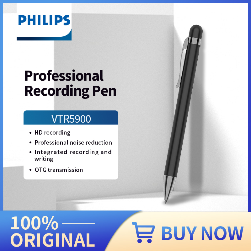Voice Recorder Pen - PHILIPS Profesyonel Kayıt Kalemi Ses Kaydedici