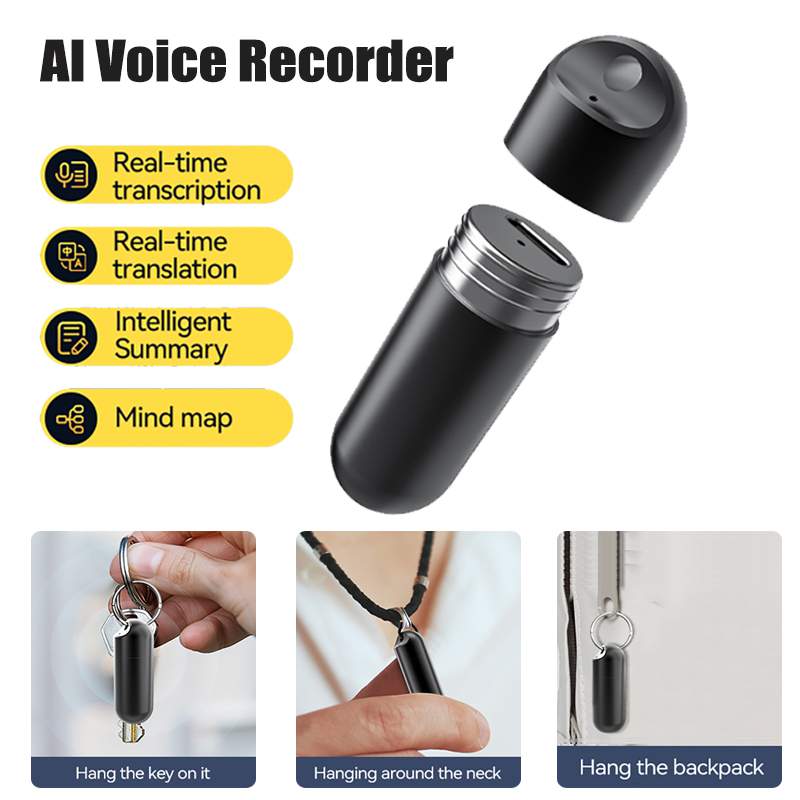 Voice Recorder Pen - Taşınabilir Yapay Zeka Ses Kaydedici Gürültü