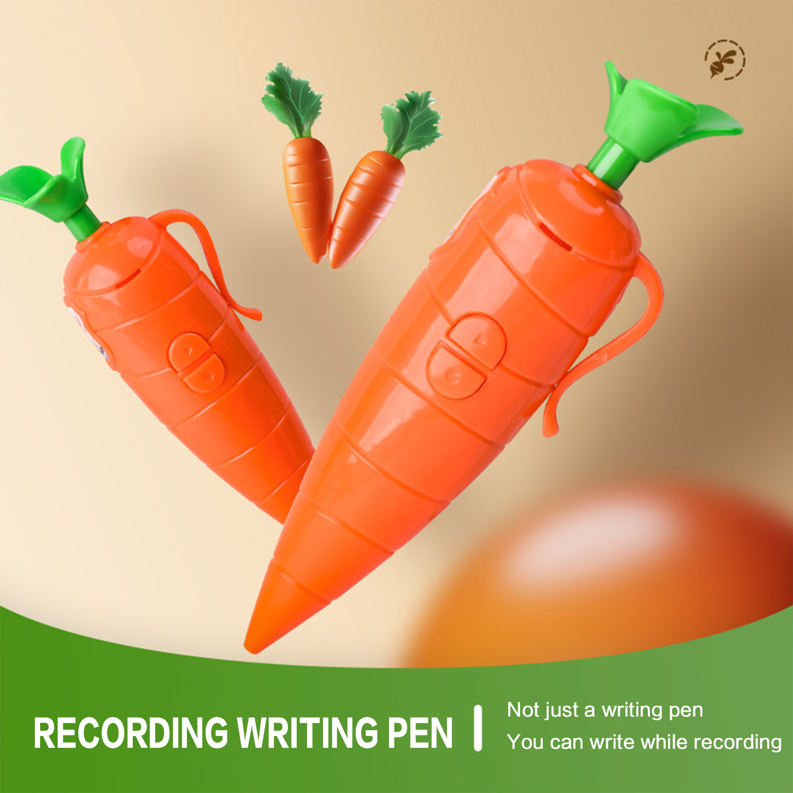 Voice Recorder Pen - Havuç Şeklinde Ses Kaydedici Kalem 2'si