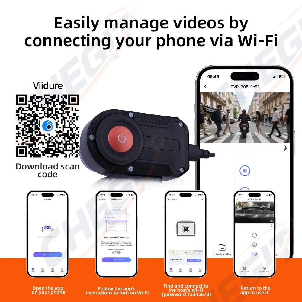 Motosiklet DVR 2K HD WiFi Su G - Compact Camera Mirrorless incelemesi ve fiyatı
