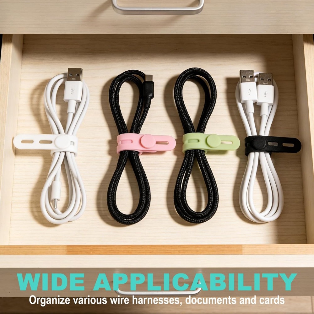 20 adet Silikon Kablo Bağları: - Electronics For Home incelemesi ve fiyatı