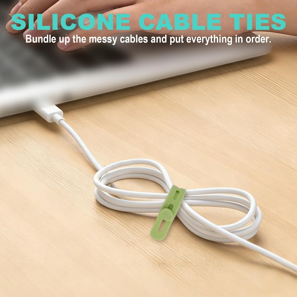 20 adet Silikon Kablo Bağları: - Electronics For Home incelemesi ve fiyatı