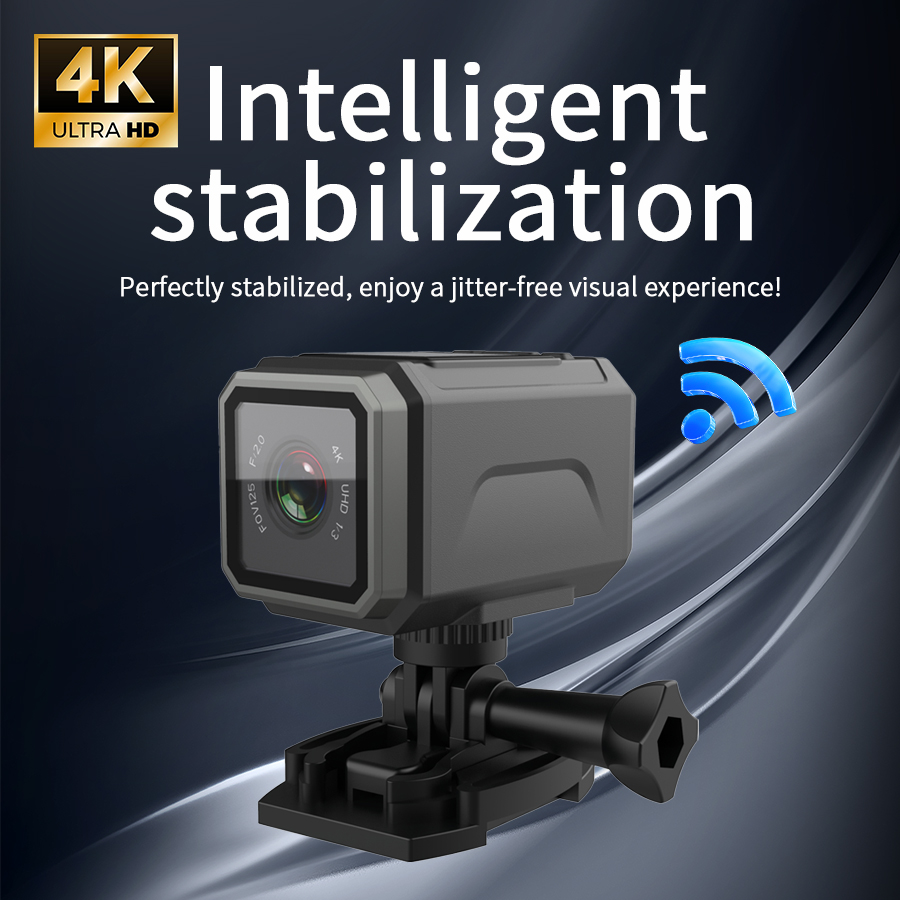 4K EIS Aksiyon Kamerası 125 °  - Action Camera 4K incelemesi ve fiyatı