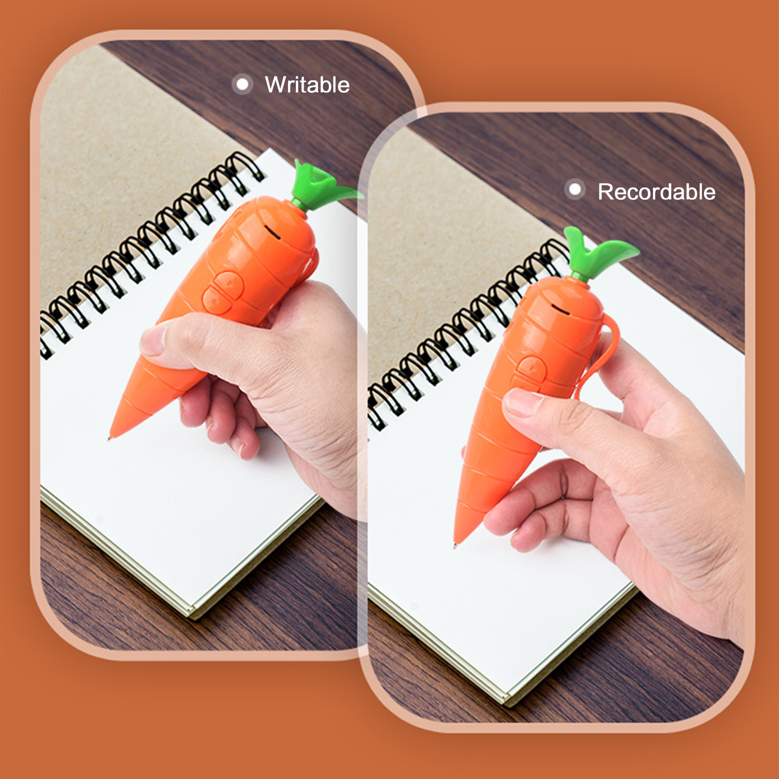 Havuç Şeklinde Ses Kaydedici K - Voice Recorder Pen incelemesi ve fiyatı